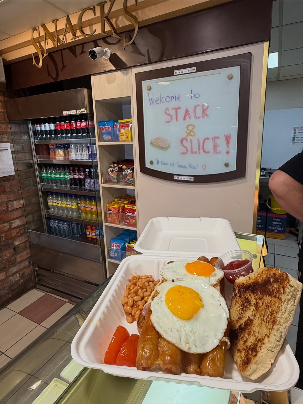 Inside Stack & Slice on Sandy Row